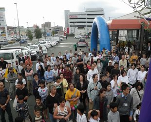 熊本県のアクアドームで技能祭