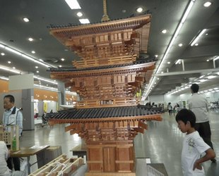 熊本県のアクアドームで技能祭