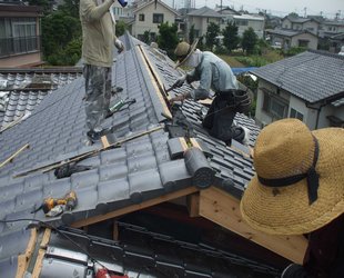 棟瓦工事