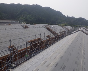 令和2年7月豪雨による熊本芦北の仮設住宅工事